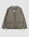 Veste Military Zip V Neck Down