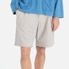 Pleated Track Short Derby Stripe