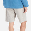 Pleated Track Short Derby Stripe