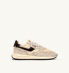 Reelwind Low Wom - Laminated Suede