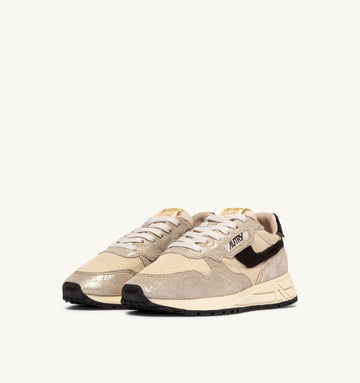 Reelwind Low Wom - Laminated Suede