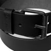 Script Belt Leather