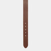Script Belt Leather