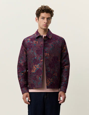 Leaves Jacquard Overshirt