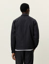 Flannel Pinstripe Coach Jacket