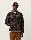 Flower Velour Overshirt