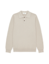 Check Structure Knitted LS Polo