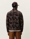 Flower Velour Overshirt
