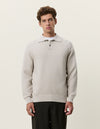 Check Structure Knitted LS Polo